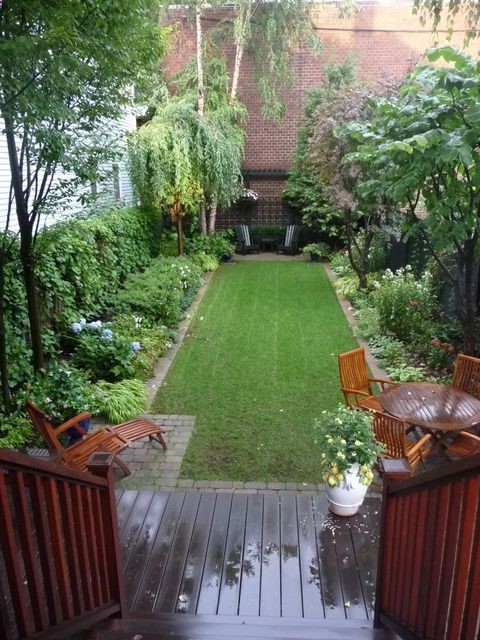 Small back yard