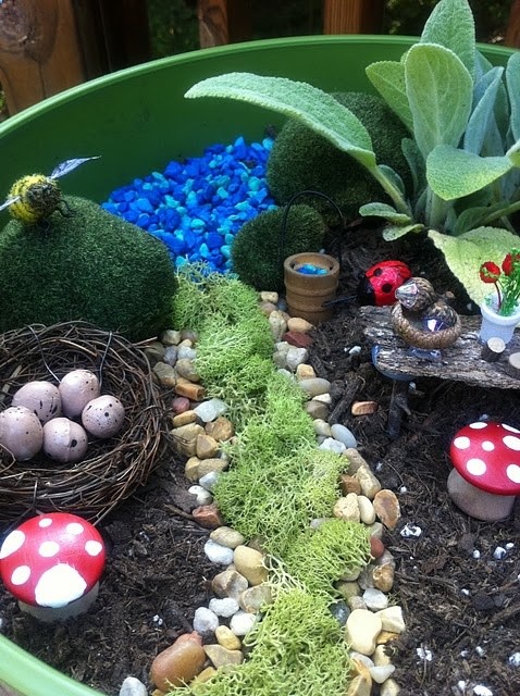 Love the idea of a fairy garden for little girls // visit website