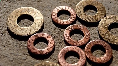 sharpies and washers…muratic acid and hydrogen peroxide soak