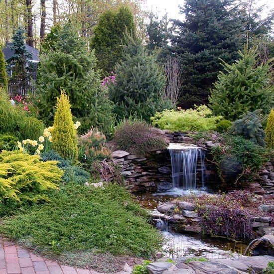 Use a Water Feature to Conquer a Slope. Add a water feature to your yard.