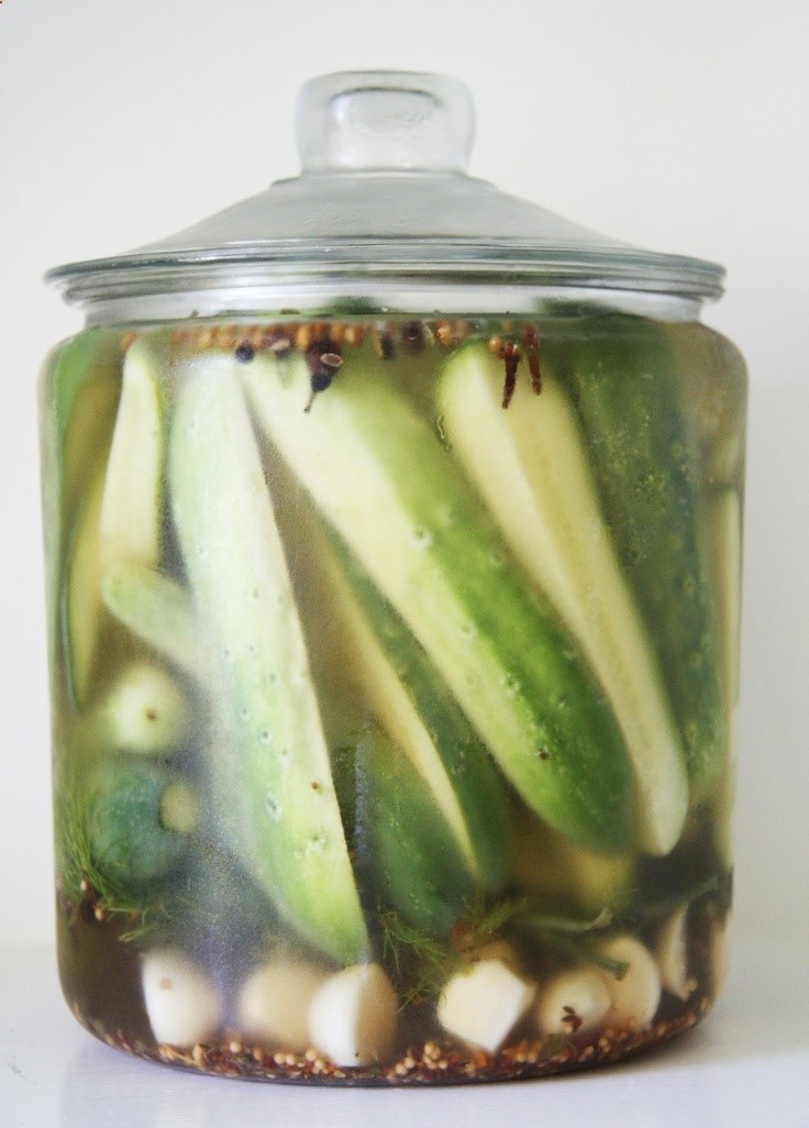 Recipe: Refrigerator Pickles – with bite. – A Country Farmhouse