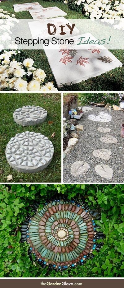DIY Garden Stepping Stone Ideas  Tutorials!